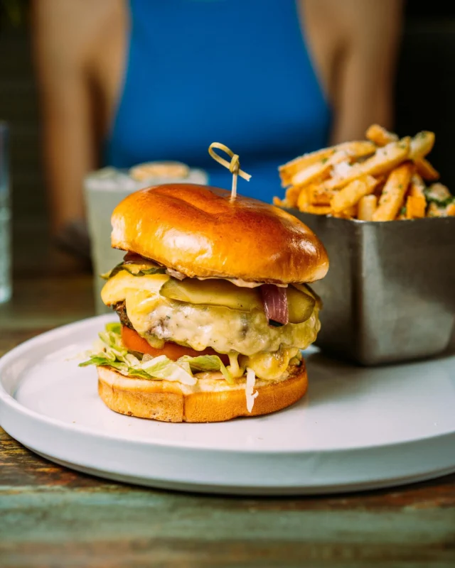Stacked, saucy, and stealing the show. Happy #NationalBurgerDay from YOLO.

 #YOLO #FortLauderdale #LasOlas #FortLauderdaleFoodie #BurgerDay #HamburgerDay